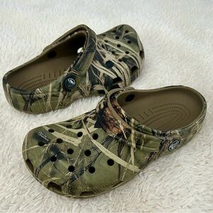 CROCS KIDS CLASSIC CAMO CLOG ADVANTAGE MAX-4 SIZE J3